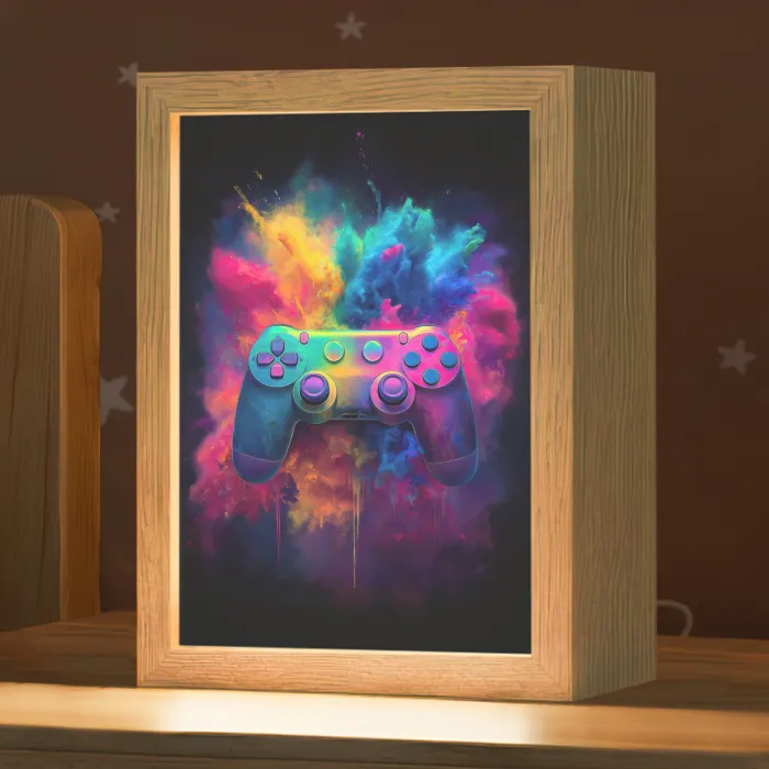 Controller - Neon - Explosie - Kleurrijk Light Box met kabel klein -zzz_3d_website