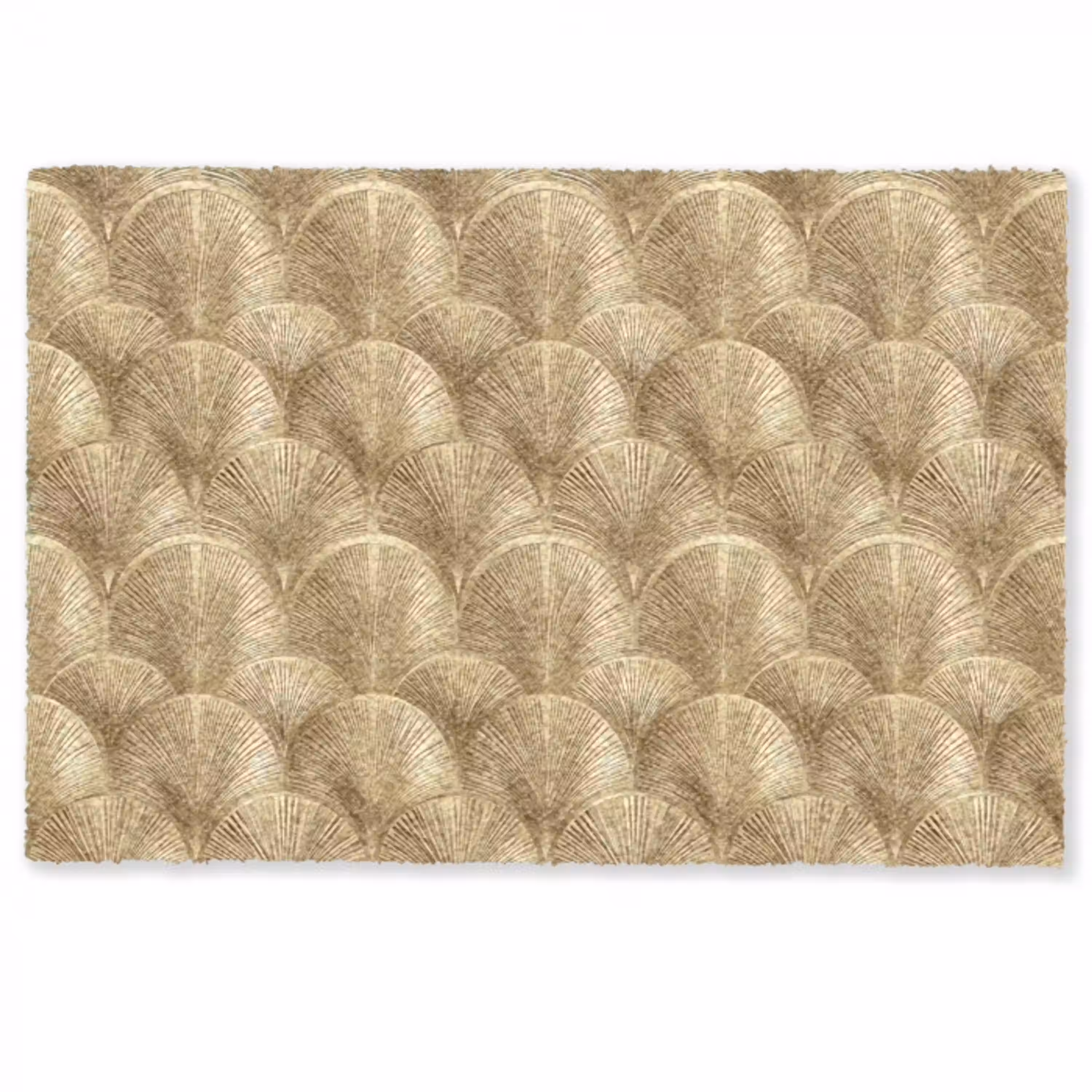 Patroon - Waaier -  Goud Deurmat klein 898 -zkaufland3d