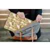 Vloeibaar - Druppels - Goud laptophoes neopreen klein 279 -tas
