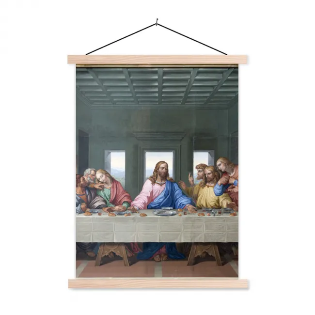Schoolplaat - Het laatste avondmaal - Leonardo da Vinci