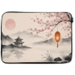 Zon - Japans - Traditioneel laptophoes neopreen klein -zkaufland3dotto