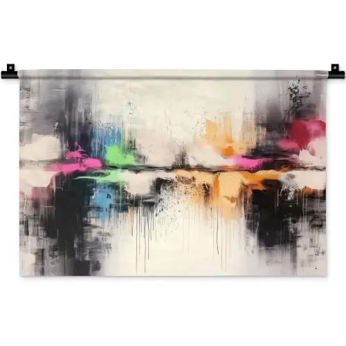 Abstract - Kleurexplosie - Landschap Wandkleed katoen klein -zz3d