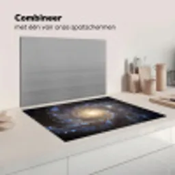 Kosmos - Sterrenstelsel - Donker Inductie beschermer vinyl 3mm klein -wsfeer7_website