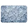 Ijsblokjes - Water - Blauw WCmat klein -3d
