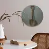 Schep - Gereedschap - Schilderij Akoestische PET Vilt - Rond klein -sfeer3