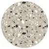Terrazzo - Patroon - Groen Wandcirkel plexiglas klein 852 -3d