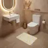 Zebra - Modern - Meerkleurig WCmat klein 1009 -sfeer3