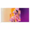 Abstract - Portret - Vrouw - Kleurrijk Muismat XXL klein -3d_leeg
