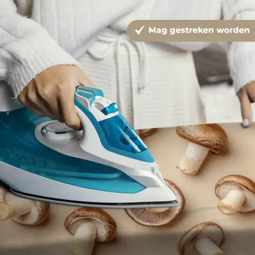 Kastanje Champignons - Beige Wandkleed katoen klein -sfeer9