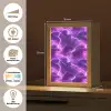 Paars - Bliksem - Wolken Light Box met kabel (Tafellamp) klein 925 -USP_websiteoverzichtDE