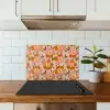 Bloemen - Motief - Retro keuken achterwand spatscherm klein 900 -sfeer2