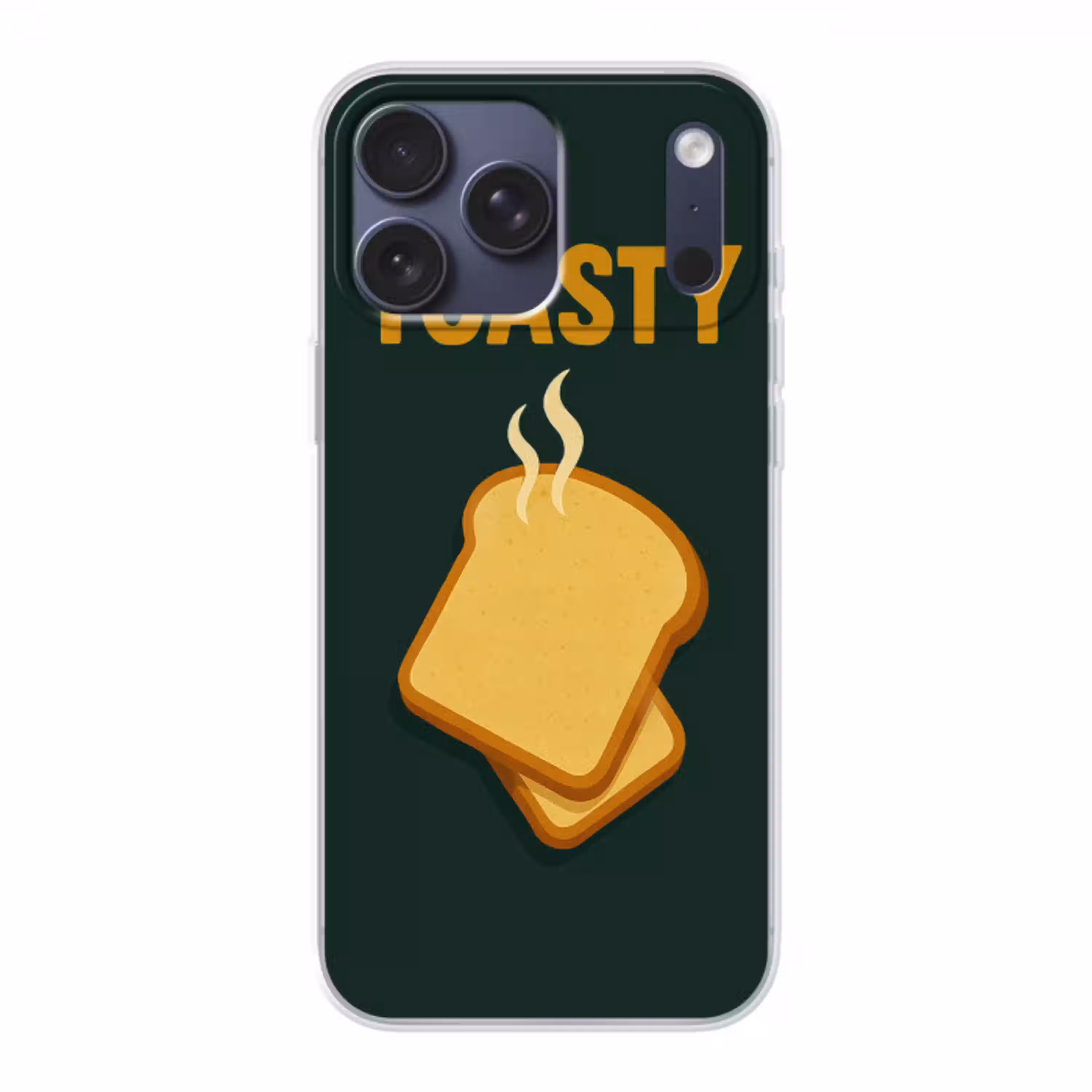 Brood - Tosti - Groen - Minimalistisch Telefoonhoesje iPhone 17 Pro Max klein -3d
