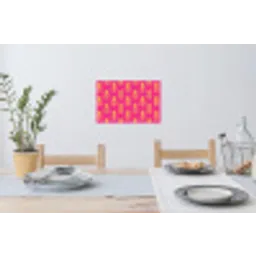 Ananas - Trendy - Roze Muursticker klein 286 -eettafel
