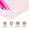 Stippen - Roze - Bliksem deurposter klein -closeup_NL