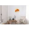 Croissant - Brood - Beige Wandcirkel aluminium klein -woonkamer