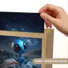 Ruimtewezen - Blauw - Galaxy Light Box met kabel (Kinderlampje) klein -USP_websiteprintNL