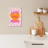 Valentijn - Love - Roze - Oranje KitchenYeah - Keuken - Canvas klein -sfeer1