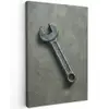 Steeksleutel - Schilderij - Gereedschap - Verf Tuinposter op houten frame 2 cm dik klein -3d