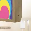 Hartjes - Kleurrijk - Valentijn Light Box met batterij (Wandlamp) middel -USP_websiteoplaadbaarNL