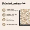 Bloemen - artistiek - Goud Inductie beschermer vinyl 3mm middel 274 -tsfeer2_DE