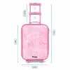 Roze glitter hartjes Kinderkoffer - Roze klein -productfoto_formaten