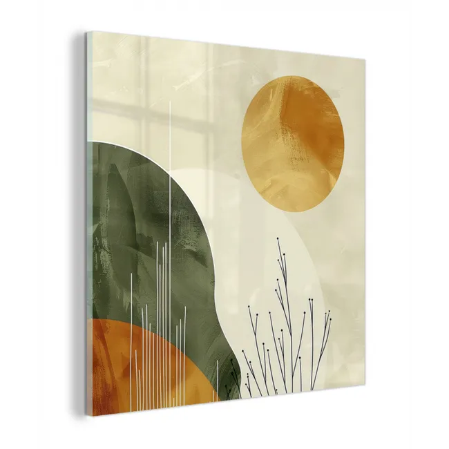 Abstract - Landschap - Zon - Kunst plexiglas 5mm klein -z3d