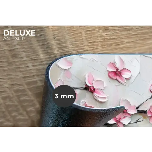Bloesem - Kunstzinnig - Roze - Sakura Placemat vinyl groot -closeup