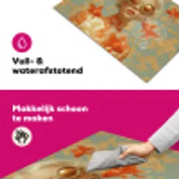 Goudvissen - Oranje - Vrouw - Blond Inductie beschermer vinyl 3mm klein -wsfeer6_website