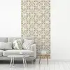 Tegel - Motief - Beige fotobehang vinyl groot 64 -woonkamer