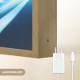 Rode raceauto - Blauw - Futuristisch Light Box met batterij (Wandlamp kind) middel -USP_websiteoplaadbaarNL