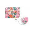 Roze - Bloemen - Wit - Oranje fotobehang vinyl groot -3d