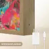 Vrouw - Kauwgom - Graffiti - Neonkleuren Light Box met batterij (Wandlamp) middel -USP_websiteoplaadbaarDE