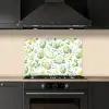 Patroon - Groen - Eieren keuken achterwand spatscherm klein -sfeer1