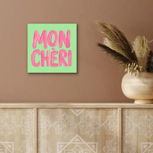 Mon cheri - Groen - Roze aluminium wit klein -sfeer4