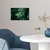 Varenblad - Groen - Structuur - Wazig poster papier klein -sfeer3