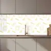 Pasta - Geel - wit - Patroon keuken achterwand 2 middel zz_3dshopping