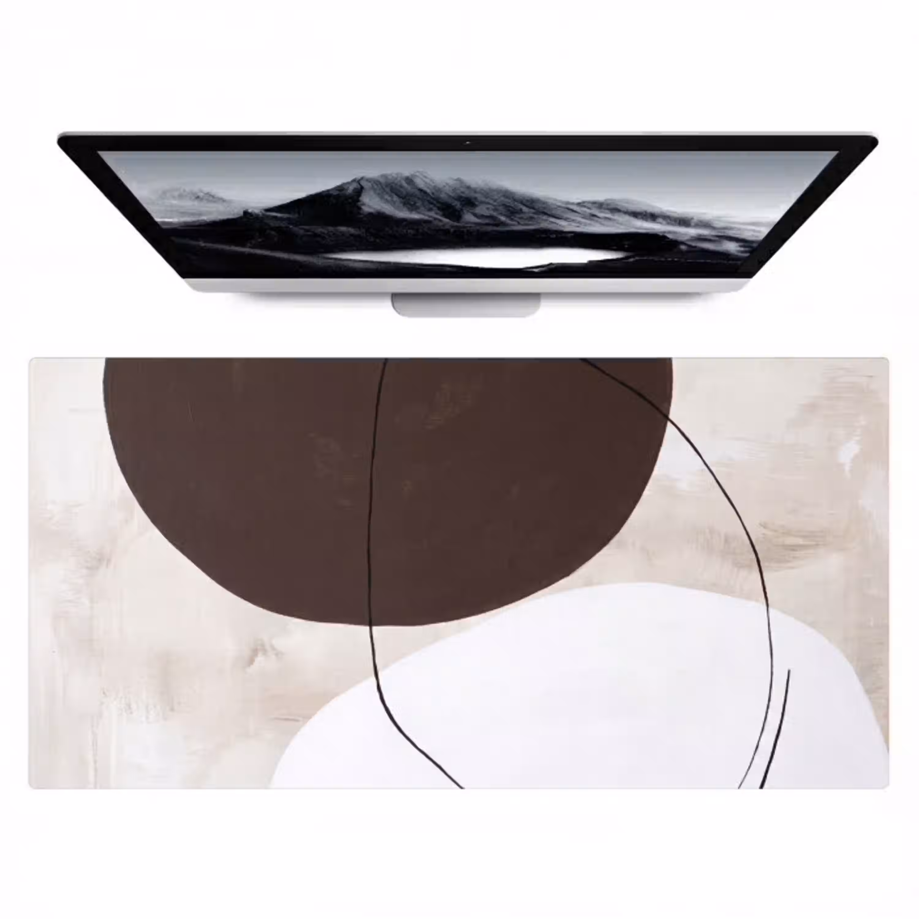Abstract - Vormen - Modern Muismat XXL klein -zzz3d