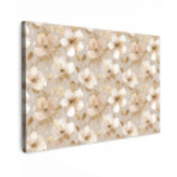 Bloemen - artistiek - Goud Tuinposter op houten frame 2 cm dik klein 845 -3d