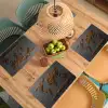 Wereldkaart - Koffie - Grijs Placemat vinyl groot -zzsfeer5_Kitchenyeah-website