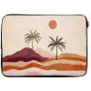 Palmbomen - Abstract - Zon - Heuvels laptophoes neopreen klein -zkaufland3dotto