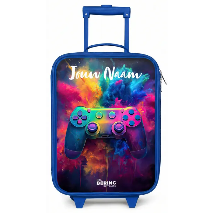 Game - Controller - Kleurrijk - Explosie Kinderkoffer - Blauw klein -zz3dotto