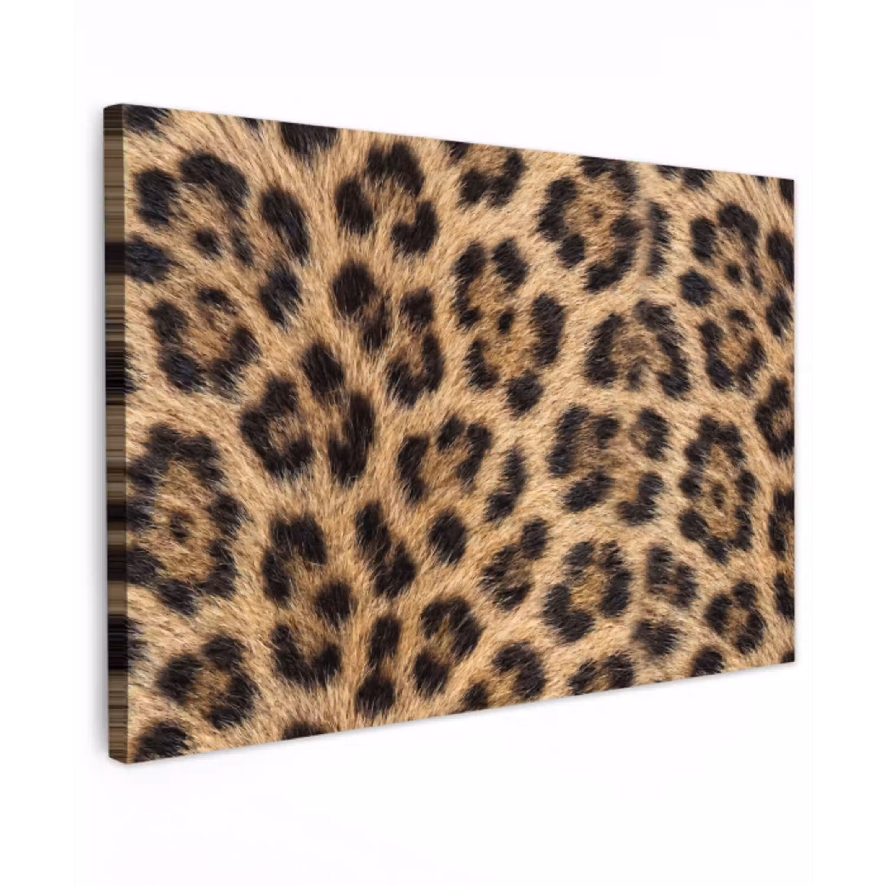 Luipaard - Vacht - Klassiek - Bruin canvas 2cm klein -z3d