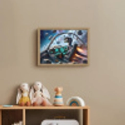Dino - Ruimte - Jongens Light Box met batterij (Wandlamp kind) middel -sfeer2_kind