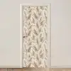 Botanisch - Patroon - Beige deurposter klein 289 -3d_beige