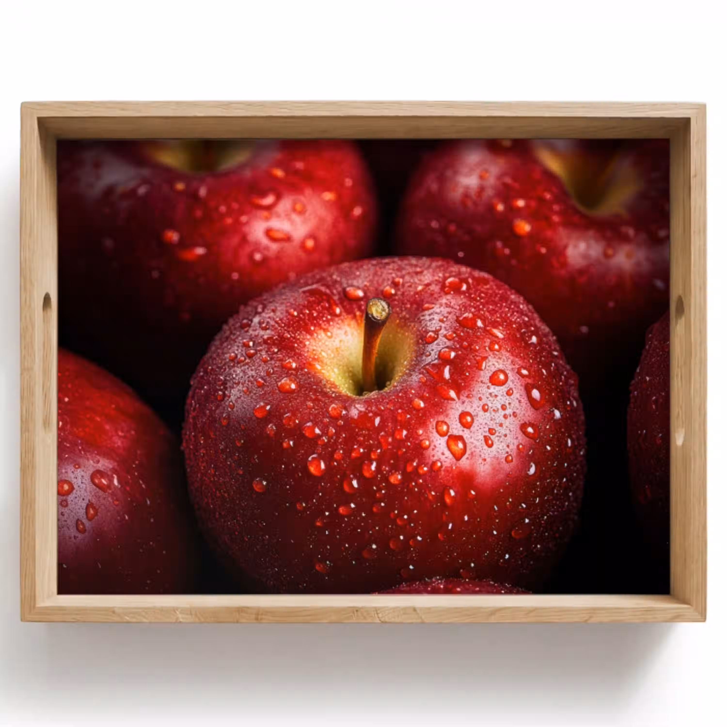 Rood - Appels - Fruit Dienblad Rechthoek middel -z3d_shopping