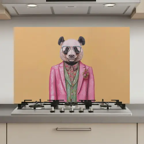 Panda - Pak - Zonnebril - Blauw keuken achterwand spatscherm klein -3d_website
