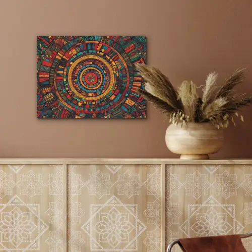 Mandala - Cirkels - Patronen PET vilt klein -sfeer4