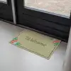 Welkom - Bloemen - Groen Deurmat klein -sfeer2