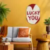Lucky - Hart - Rood Wandcirkel Ovaal Forex klein -sfeer4