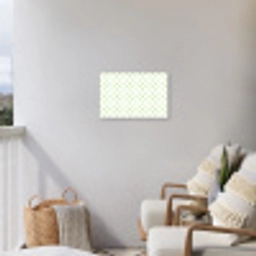 Dots - Klassiek - Groen Tuinposter op houten frame 2 cm dik klein 845 -sfeer1